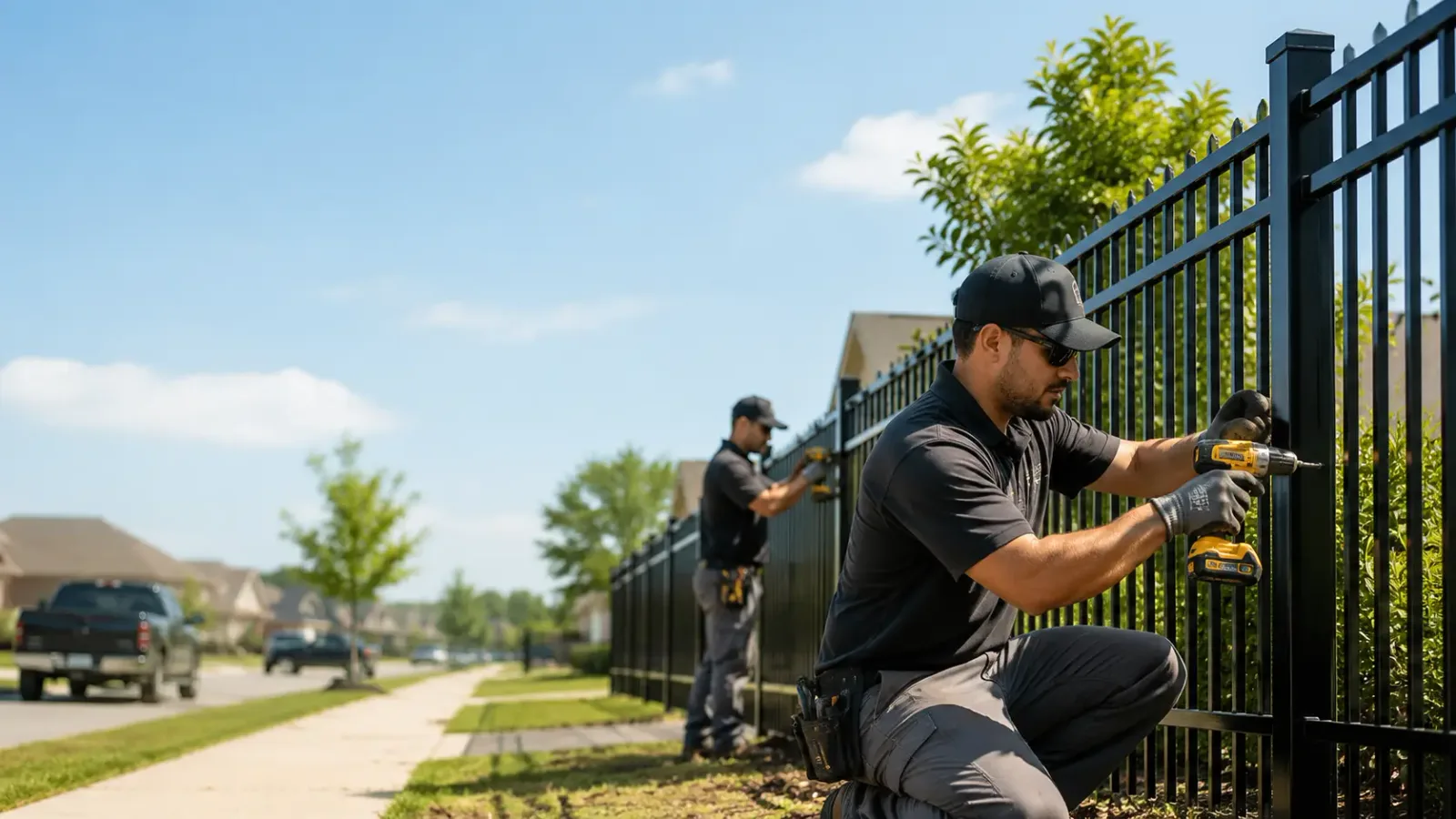 Metal Fence Installation in Polk City, IA